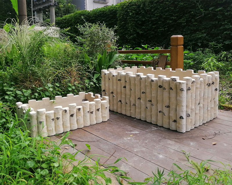 無機(jī)礦粉仿實木花箱